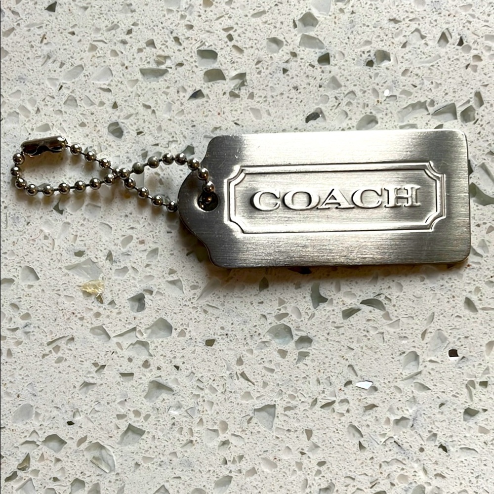 Coach Silver Key & Card Holder